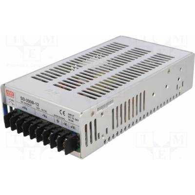 MEAN WELL SD-200B-12 Měnič: DC/DC; 200,4W; Uvst: 19÷36VDC; Uvýst: 12VDC; Ivýst: 16,7A