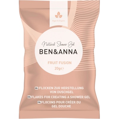 Ben & Anna sprchový gel v zrníčkách FRUIT FUSION 2x20 g