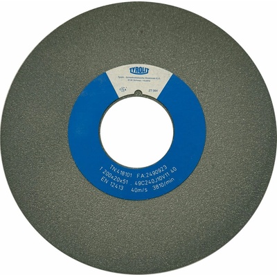 Tyrolit 49C240J10V40 Brúsny kotúč 200 x 20 x 51 mm 240 T418101