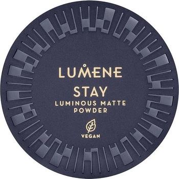 Lumene Веган матираща пудра Stay Luminous, Shade 0, 10 g