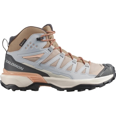 Salomon Дамски туристически обувки Salomon Women's X Ultra 360 Mid GTX Walking boots - Oxford Tan / Pearl Blue / Almond Cream - размер 36 (EU) (119-0817-0911)