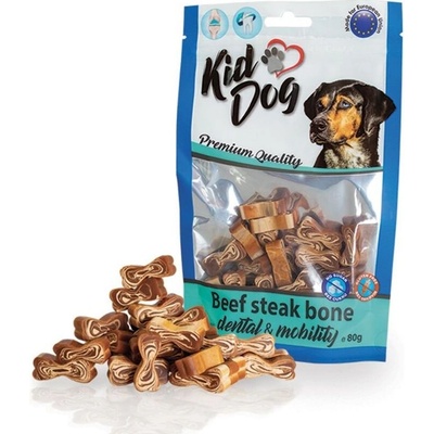 KIDDOG Говежди кубчета за зъби и стави 80 г