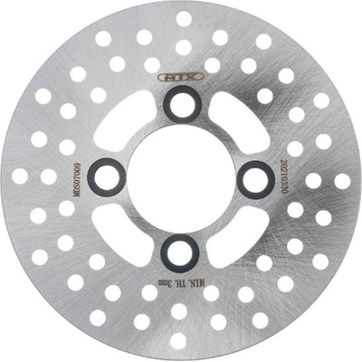 MTX PARTS přední brzdový kotouč YAMAHA YFM 250 01-13, YFM 350 92-10, YFM 400 GRIZZLY 07-08, YFZ 350 BANSHEE 90-09, YFM 660R 01-05, YFM 700R 06-18, YFZ 450 04-14 (160X48X3,5mm) (4X10,5mm)