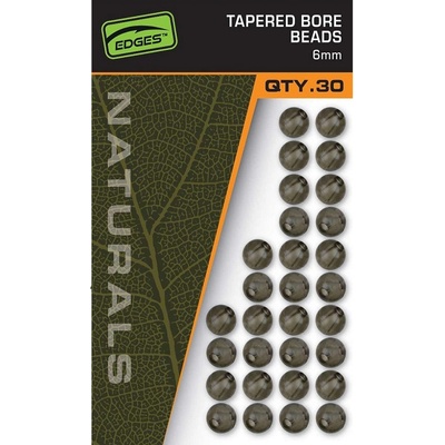 Fox Edges Tapered Bore Beads Naturals 6 mm 30 ks