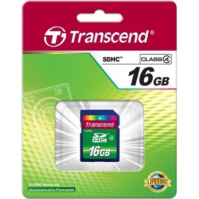 Transcend SDHC 16GB class 4 TS16GSDHC4