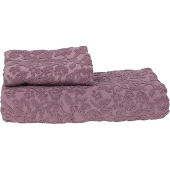 Комплект хавлиени кърпи в лилаво 2 броя