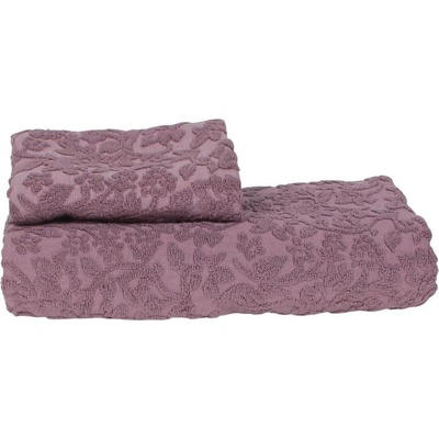 Комплект хавлиени кърпи в лилаво 2 броя