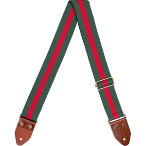 Cascha CGS-CD5 Cotton Green & Red Колан за китара (CGS-CD5)