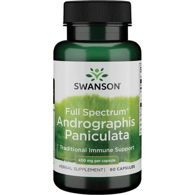 Swanson Full Spectrum Andrographis Paniculata, 60 капсули, Swanson (SW1426)