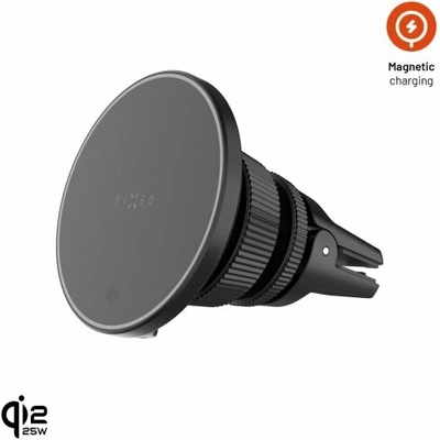 Držák FIXED MagRound 3 s podporou uchycení MagSafe, 25W, Qi2.2 černý (FIXMRO3-BK)