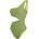 Speedo Бански костюм Speedo Women's Ty C Out One Piece Swimsuit - Green