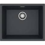 Alveus Omni - Гранитна мивка 55x45 см, черна 1150056 (1150056) Мивка за вграждане