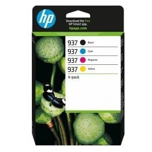 HP Compaq HP 937 4-Pack CMYK(4) Original Ink Cartridge - 6C400NE#LS1