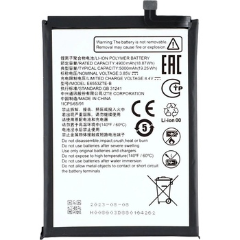 ZTE E6553ZTE-B Съвместима Литиево-полимерна Батерия 3.85V / 4900mAh за ZTE Blade V50 Design 4G