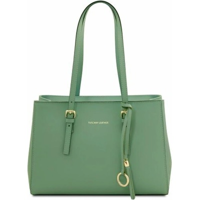 Tuscany Leather Kožená shopper taška TL Bag Červená