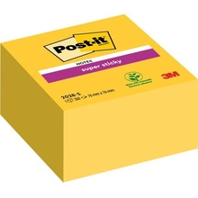 POST-IT Bloček kocka Post-it Super Sticky 76x76mm žltá 350l