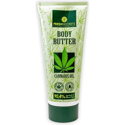 Madis Fresh Secrets Body Butter With Cannabis telové maslo s výťažkom z konope 200 ml