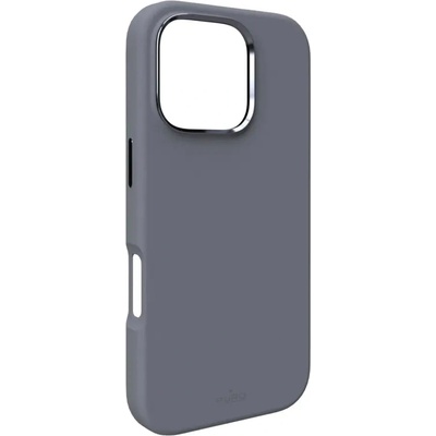PURO Силиконов калъф Puro Icon Mag Pro MagSafe за iPhone 16 Pro - тъмно сив (PUIPC16P61ICONMPDKGR)