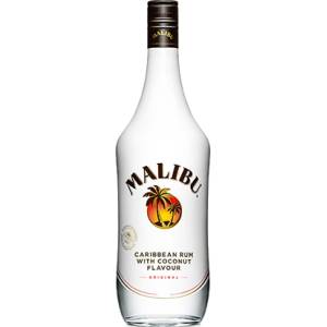 Malibu Caribbean Rum Coconut Кокосов Ликьор (МАЛИБУ) 1Л