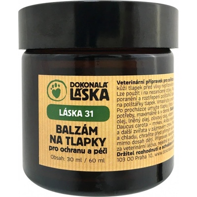 Dokonalá Láska 31 Balzám na tlapky pro ochranu a péči 30 ml