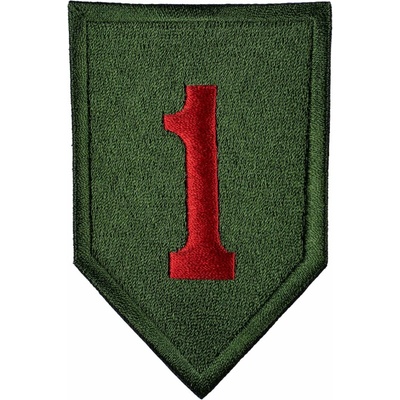 NAVYS Nášivka 1st DIVISION - BIG RED ONE - FAREBNÁ