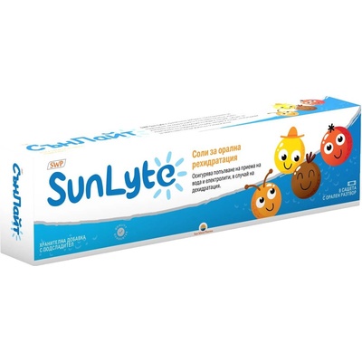 Sun Wave Pharma Sun-Lyte Соли за орална рехидратация, 8 сашета, Sun Wave Pharma