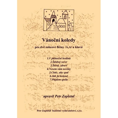Vianočné koledy zob. flauta I. II. /AA/ klavír