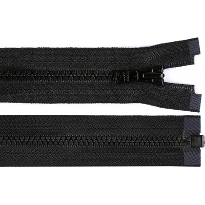 Kostěný zip YKK No 3 délka 35 cm, malé, 580 černá