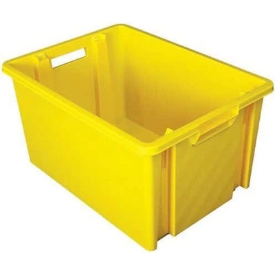 NovaBac, Stohovatelný plastový box žlutý, 54 l