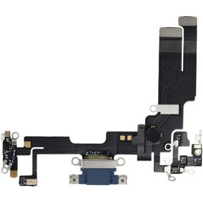 AppleKing nabíjecí a audio flex konektor pro iPhone 14 - modrý