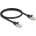 Delock RJ50 мъжки към RJ50 мъжки S/FTP кабел 0, 5 m черен
