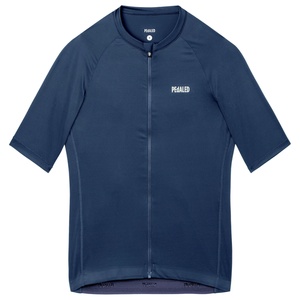 Pedaled Дамска фланелка с къс ръкав за колоездене Pedaled Women's Element Mesh Jersey Cycling jersey - Dark Navy - размер XS (156-3064-0211)