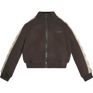 GUESS Спортен суичър за момиче в черно с контрастни ивици Guess