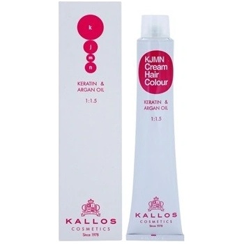 Kallos KJMN s keratinem a arganovým olejem 8.4 Light CopperBlond Cream Hair Colour 1:1.5 100 ml