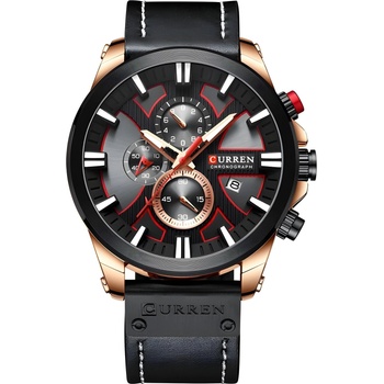 Curren Часовник curren fo-14228 - Черен / Червен kp14228 (fo-14228)