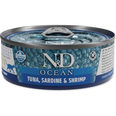 N&D Cat Ocean Adult Tuna & Sardine & Shrimps 70 g