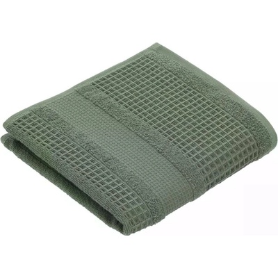 Vossen SENSES vaflový ručník 50 x 100 cm detox green