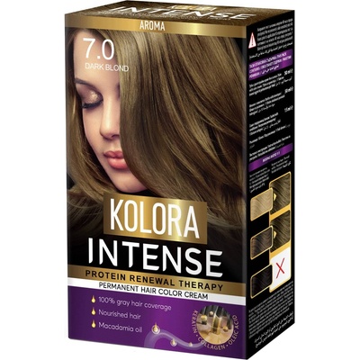 Kolora Intense Боя за коса, 7.0 Тъмнорус