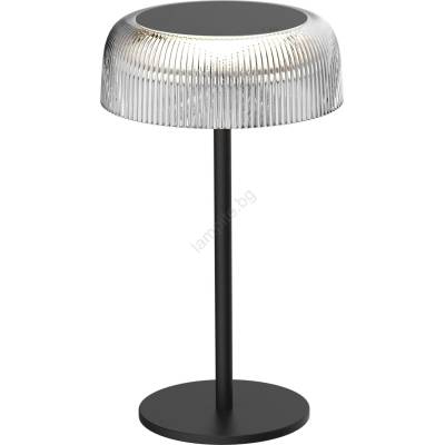 Polux LED Димируема настолна лампа TRYPOLIS LED/2W/5V USB 1800 mAh IP44 черен (SA2231)