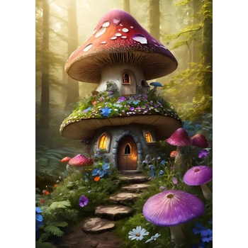 Alipson Puzzle - Puzzle Mushroom House of the Undergrowth - 500 piese