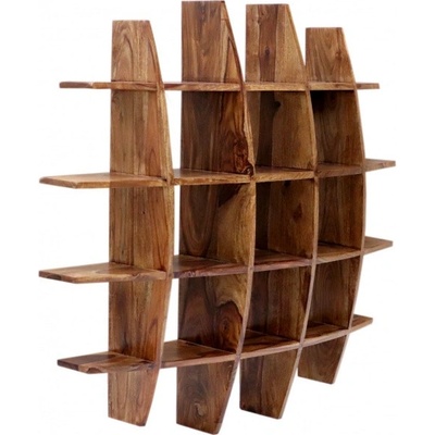 indickynabytok.sk - Polica na stenu Kali 100x100x25 indický masív palisander