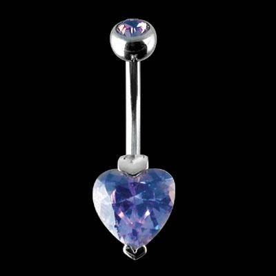 Piercing pupíku 06-Lavender