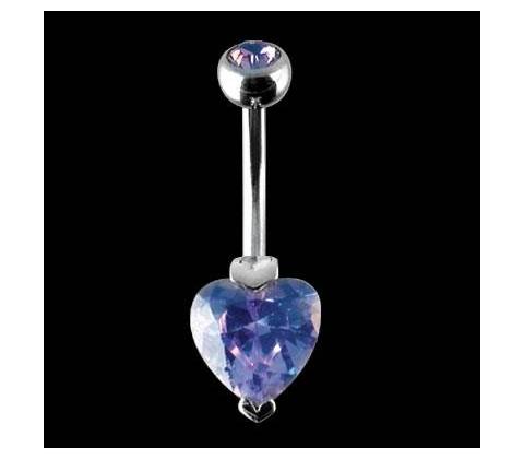 Piercing pupíku 06-Lavender