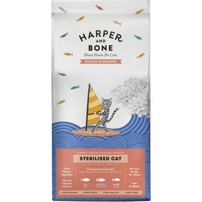 Harper and Bone Cat Sterilised divy oceánu 5 kg