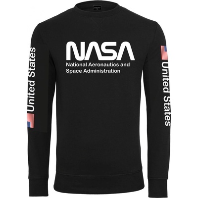 mikina Mister Tee NASA US Crewneck černá – Sleviste.cz