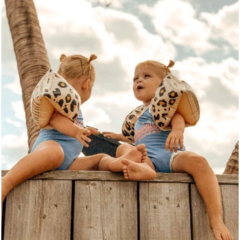 Swim Essentials : Ръкавели за деца от 2-6 години -"Beige Leopard (SWE-2020SE57)