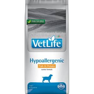 Vet Life Hypoallergenic Fish & Potato - при хранителни алергии с риба и картофи 2kg