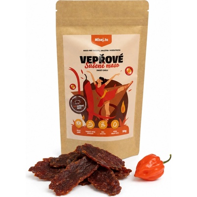 Mlsej.to Vepřové sušené maso sweet chilli 50 g