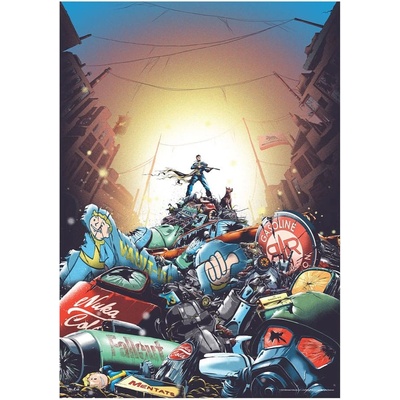Fallout Art Print Sunset Limited Edition 42 x 30 cm