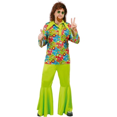 Fiestas Guirca Мъжки костюм - Хипи Размер - Възрастни: XL